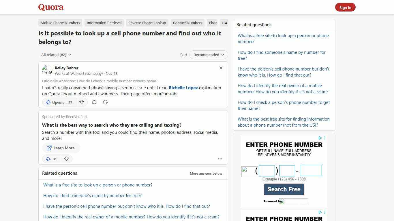 Is it possible to look up a cell phone number and find out who it belongs to? - Quora