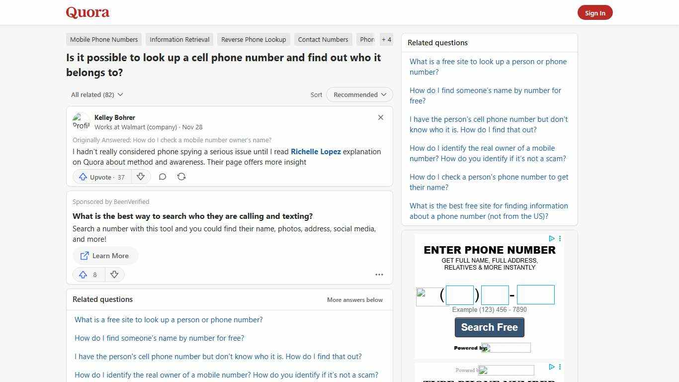 Is it possible to look up a cell phone number and find out who it belongs to? - Quora